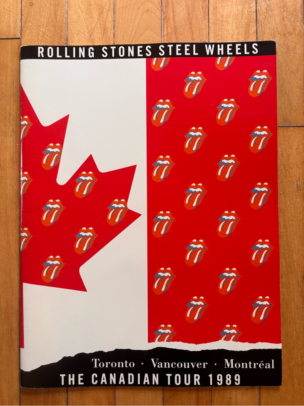 Rolling Stones 'Steel Wheels' Canadian Tour 1989 Tour Program